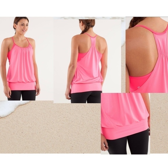 Lululemon No Limits Pinkelicious Tank Flash (Size  4) Women’s Athletic Tank Top - Picture 1 of 13